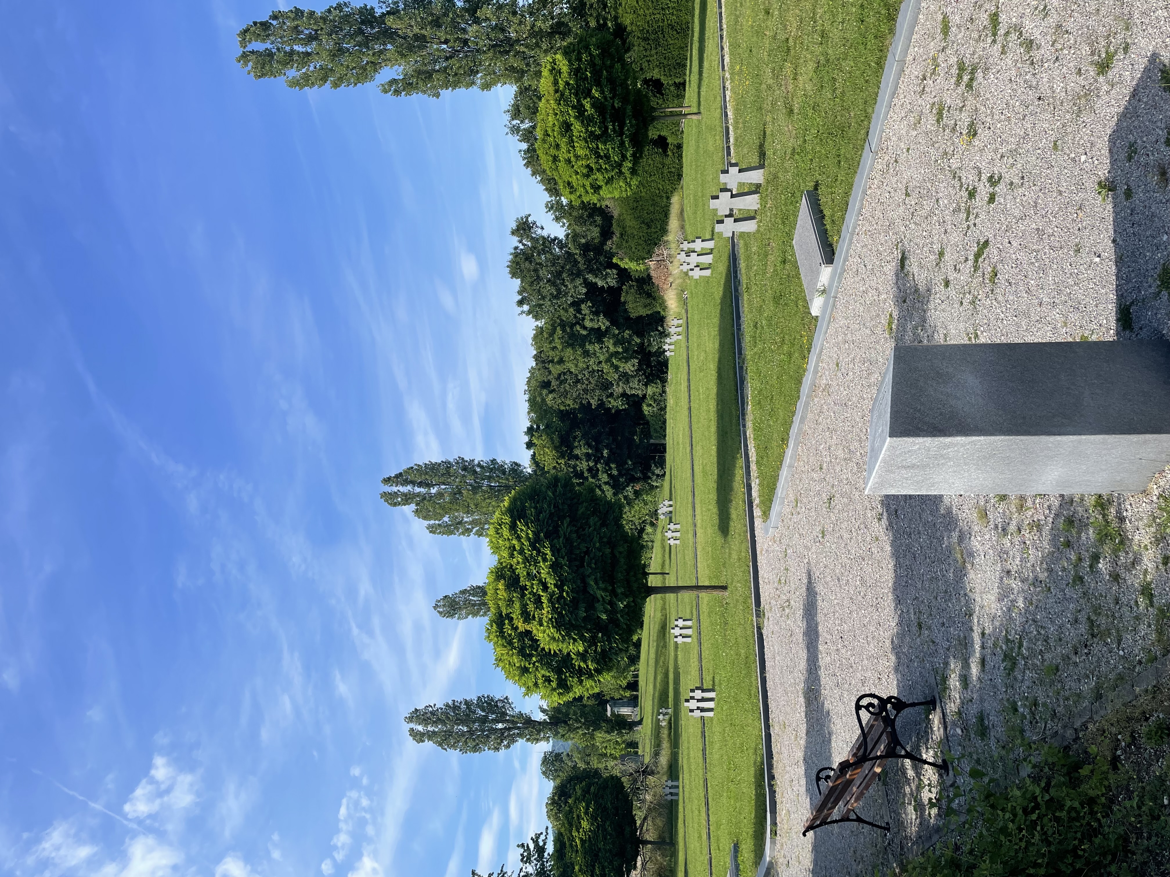 Überblick über den deutschen Soldatenfriedhof